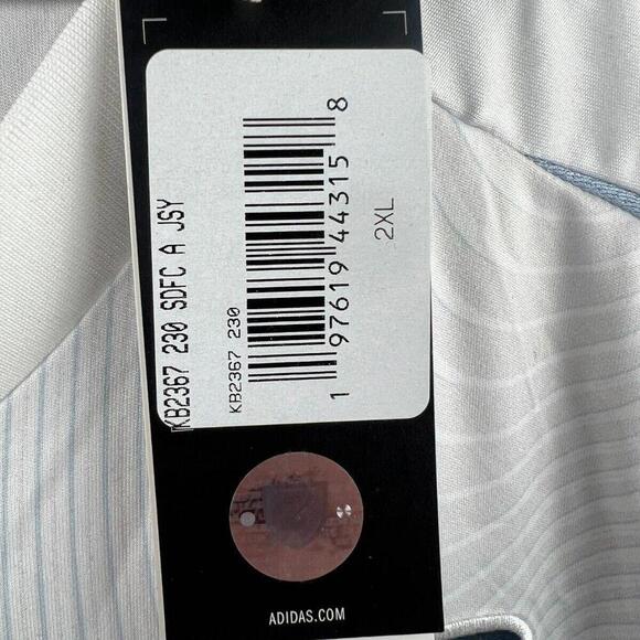 Adidas San Diego FC H. Lozano #11 Jersey 2024/25 White 2XL Slim Fit NWT MLS - Picture 6 of 8